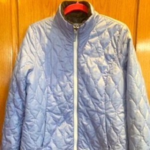 Gerry Girl Lilac Blue Jacket Puffer/Fleece Soft Shell Full Zip Sz:L (14/16)